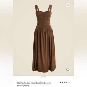 NWT J Crew Drop Waist Jersey Dress